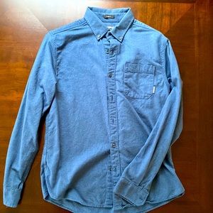 Men’s medium Eddie Bauer flannel shirt blue